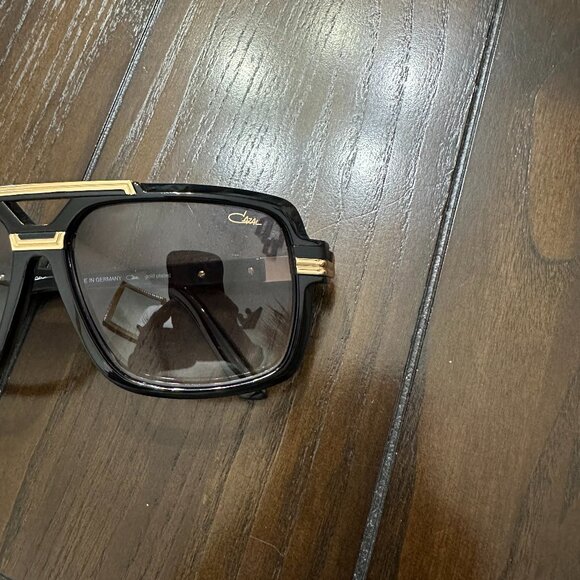 NEW Cazal Sunglasses 8042 Black Gold Gardient Lenses - Picture 2 of 8